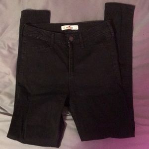 Black high rise jeans